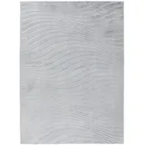 Carpet City Kurzflor-Teppich, grau, Textil, Uni, Rechteckig, 160x230 cm, Oeko-Tex® Standard 100, Teppiche - Böden, Teppiche, Moderne Teppiche