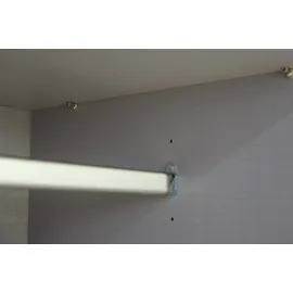 WIMEX »Rimini by fresh to go, weiß oder graphit mit schwarzen Metallgriffen«, inklusive LED Beleuchtung, 3 Breiten: 200, 250 oder 300cm, 216cm hoch