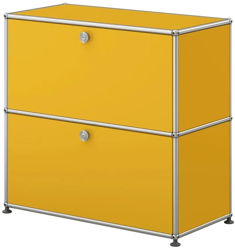 USM Haller Sideboard mit 2 Klapptüren Goldgelb