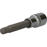 BRILLIANT TOOLS 1/2" Vielzahn-Bit-Stecknuss 100 mm lang