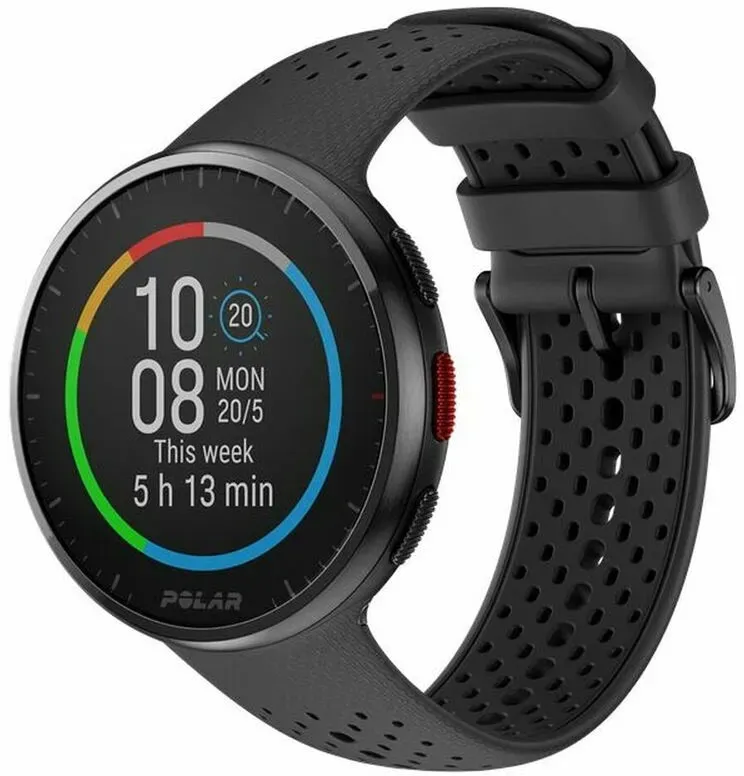 Polar Smartwatch in Schwarz 1,2" – Ein unverzichtbarer Begleiter für Sportbegeisterte