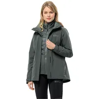 Jack Wolfskin Damen Luntal 3in1 Jkt W, Slate Green,