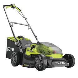 Akku Rasenmäher RYOBI RY18LMX37A-150 - 18V - 5Ah - 45 l Fangkorb - Schnittbreite 37 cm