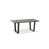 Niehoff Tisch Noah Trapezkufe anthrazit - 220 x 95 cm HPL Granit-Design