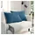 vidaXL Sofakissen 70 x 50 cm Blau