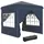 Outsunny Faltpavillon 2,5 x 2,5 m inkl. 4 Seitenteile Blau