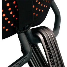 Mammut Comfort Fast Adjust Klettergurt Schwarz/Safety Orange