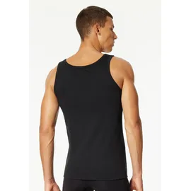 SCHIESSER UNCOVER by SCHIESSER Herren Unterhemden im Pack - Vorteilspack, Serie "Uncover", Rundhals Schwarz 2XL Pack