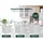 uandu home Aufbewahrungsbox 3er Set weiß