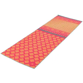 Bodhi Grip2 Yoga Towel Art Collection, Safari Sari, rot-gelb rot sans taille