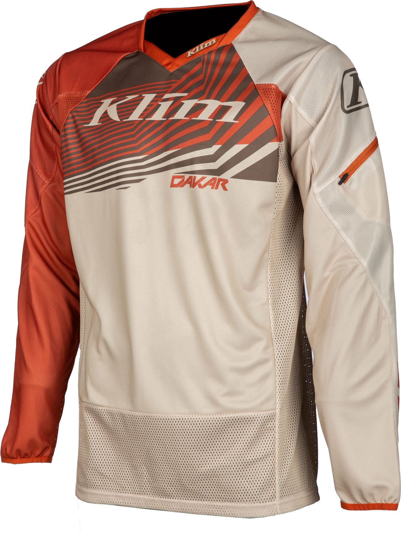 Klim Dakar, maillot - Beige/Marron - S