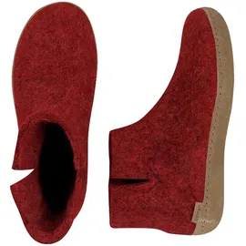 Glerups Hüttenschuhe Rot 47