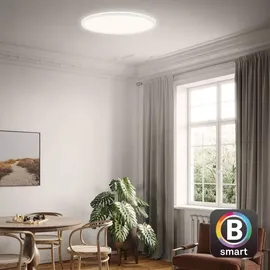 Brilo Briloner LED-Deckenleuchte Slim S 1-flg. quadratisch weiß