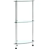 vidaXL Bücherregal 30 x 30 x 130 cm Transparent