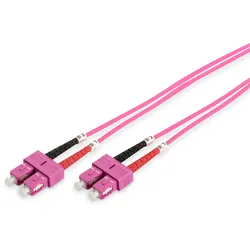 DIGITUS LWL Multimode Patchkabel, OM4, SC / SC