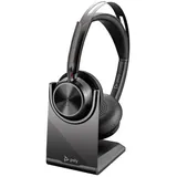 Poly Voyager Focus 2 USB-C Headset, MS-Teams, ANC, Tischladestation