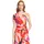 Betty Barclay Jerseykleid Blumenprint Rot/Pink 38