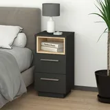Vicco Nachtschrank Beatrice 36 x 36 x 68 cm Anthrazit