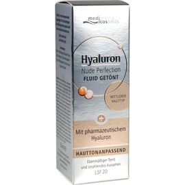 DR. THEISS NATURWAREN Hyaluron Nude Perfection Getöntes Fluid Mittlerer Hauttyp SPF 20 50 ml