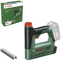 Akku-Tacker BOSCH HOME & GARDEN "UniversalTacker 18V-14 - solo", grün, B:5,6cm H:21cm L:21,5cm, Tacker, ohne Akku und Ladegerät