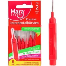 mara-expert Mara Expert Interdentalbürsten 8 St. Rot/Minze