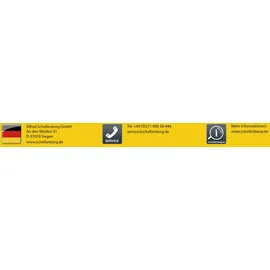Schellenberg Einlasswickler-Set Mini 118 mm Abdeckplatte