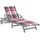 vidaXL Sonnenliege 200 x 68 x 86 cm Grau