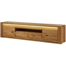MASSIVMOEBEL24.DE KENT TV-Lowboard 223x40x53 cm Braun Holz