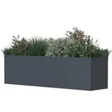 Westmann Talus Pflanzkasten 100 x 25 x 27 cm Anthrazit