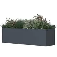 Westmann Talus Pflanzkasten 100 x 25 x 27 cm Anthrazit