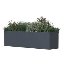 Westmann Talus Pflanzkasten 100 x 25 x 27 cm Anthrazit