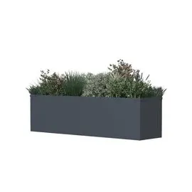 Westmann Talus Pflanzkasten 100 x 25 x 27 cm Anthrazit