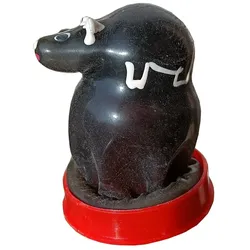 Scherzkondom „Nilpferdbaby“ Handbemalt, Naturkautschuklatex (1 Stück) 1 St