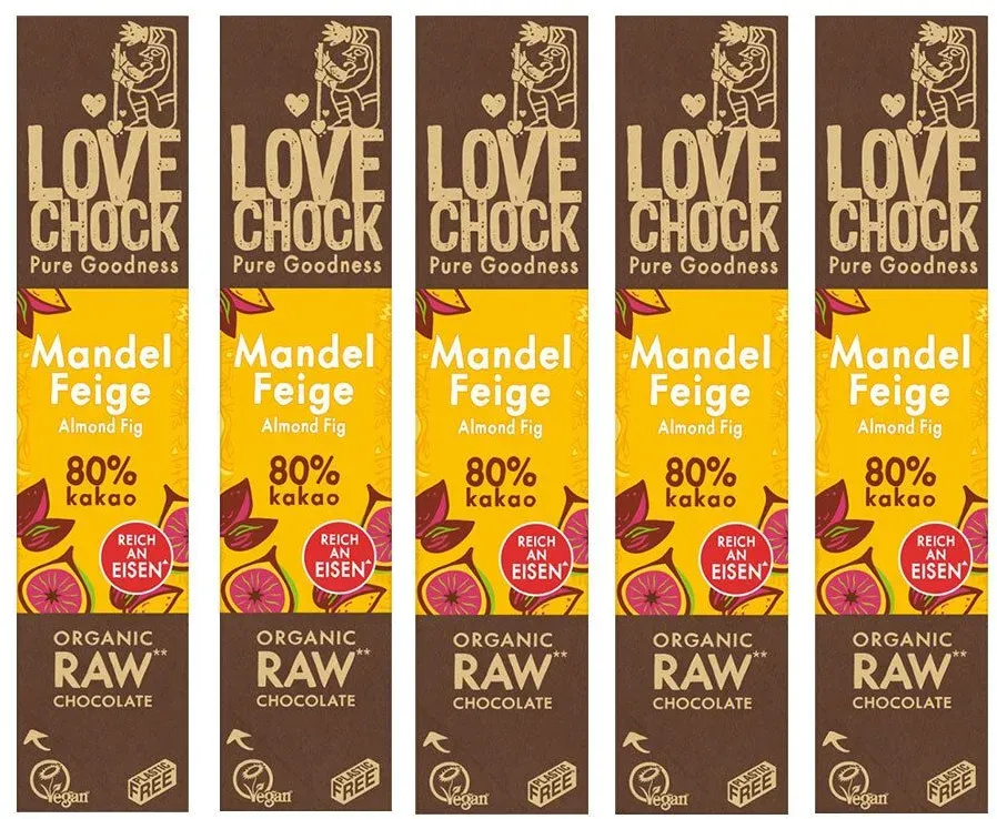 Lovechock Mandel-Feige 80% Kakao