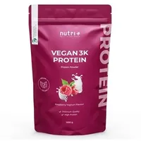 Nutri +  Vegan 3K Protein Himbeer Joghurt Pulver 1000 g