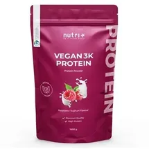 Nutri +  Vegan 3K Protein Himbeer Joghurt Pulver 1000 g