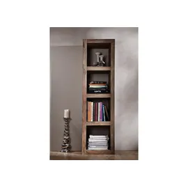 Massivmoebel24 Bücherregal 48 x 35 x 174 cm Grau