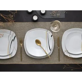 CreaTable Square City Line Tafelservice 18-tlg. weiß