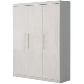 roba Kinderkleiderschrank Maren 2 131 x 190 x 52 cm Eiche grau