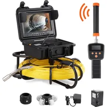 Vevor Inspektionskamera 91,5 m 23 cm mit 512-Hz-Ortung IP68