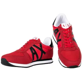 Giorgio Armani Armani Exchange Herren Sneaker RED+Black, 45 EU