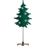 Trendline Weihnachtsaufsteller Filz Tannenbaum 96 X 40 Cm Grün-weiß Jahreszeitliche Dekoration