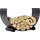 Magnus Kaminholzregal R153 Metall 80 x 30 x 50 cm Schwarz