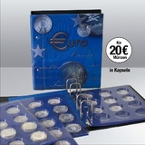 Schwäbische Albumfabrik 20-Euromünzen-Sammelalbum Topset, inkl. 2 Einssteckblättern für 20-Euro-Münzen in Kapseln