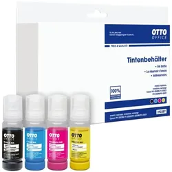 OTTO Office Tintenflaschen-Set ersetzt Canon »PFI050BK,CMY« cyan, magenta, gelb, schwarz blau