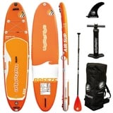 AQUAZON Inflatable SUP-Board SUP Stand up Paddling Board BREEZE AIR 325 10'8 GFK Paddel Allrounder orange