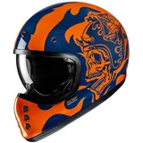 HJC Helmets V60 Flame Blau/Orange XS
