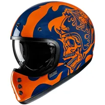 HJC Helmets V60 Flame Blau/Orange XS