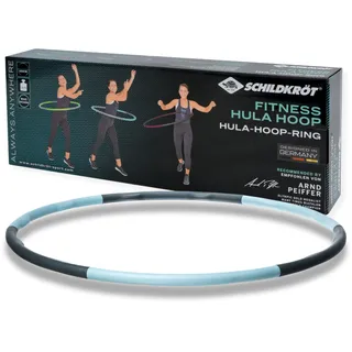 Donic Schildkröt Schildkröt 960236 - Fitness, Hula-Hoop-Ring, 100cm Durchmesser, Skyblue-Anthrazit
