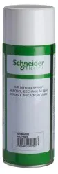 Schneider Electric NSYBPA7032 Spacial CRN / S3D-Lack in Aerosol-Sprühdose. Farbe RAL 7032. Inhalt 430 g. Zubehör für das Gehäuse. Lufttrocknende Sprühfarbe. Spacial CRN- und S3D-kompatibel. Grau RAL 7032.